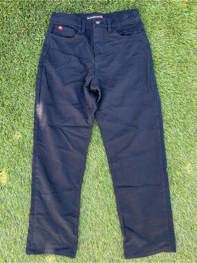Quiksilver Men's Black Straight Leg Chinos
